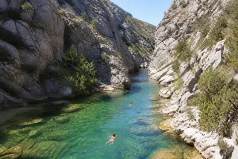 Gorges du Gouleyrous à Tautavel