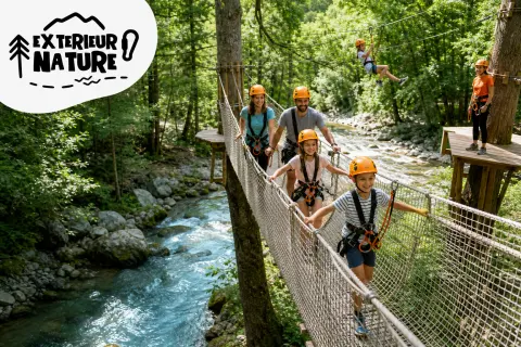 Extérieur Nature : parc aventure et activités outdoor