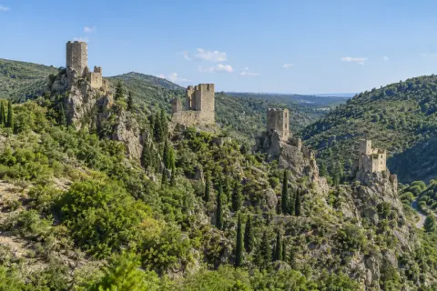 Quatre châteaux de Lastours
