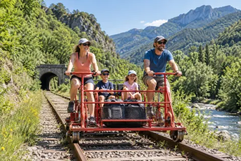 Vélorail du Train Rouge
