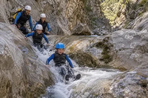 Canyoning Pyrénées-Orientales — départ d’Axat
