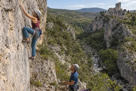 Falaise d’escalade de Termes — gorges de Coynepont