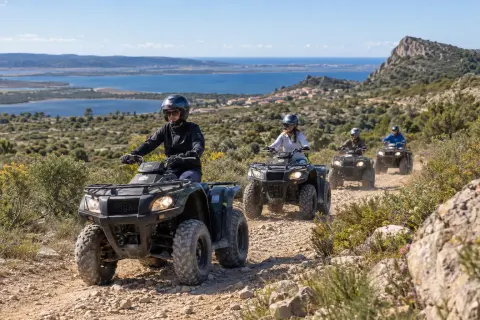 Quadiloc — randonnée en quad à Fitou