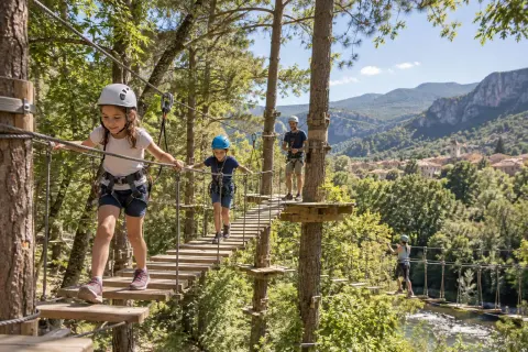 Parcours accrobranche du Saint-Bertrand