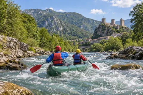 Canoraft et mini rafting