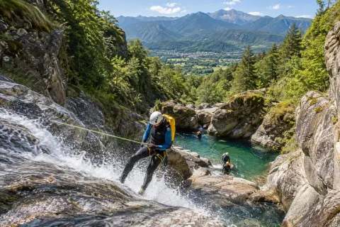 Canyoning sportif