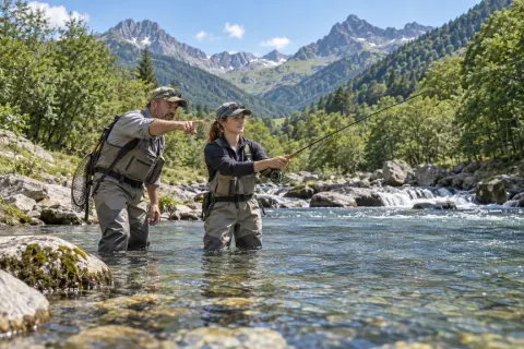 Initiation et perfectionnement toutes techniques de pêche pour adultes ou famille