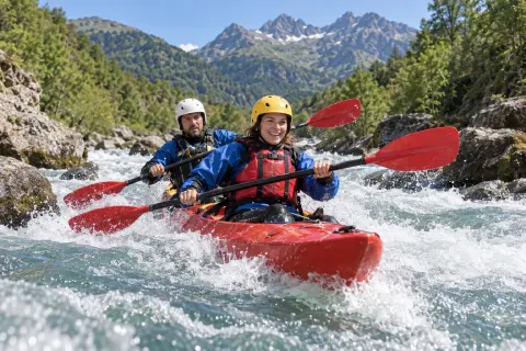 Kayak biplace – Canyon Aventure Pyrénées