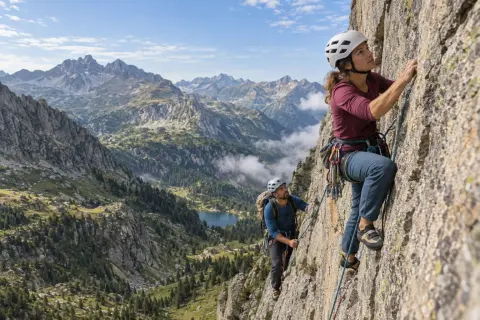 L’escalade en grande voie avec Morgan Perissé – Guide de Haute Montagne