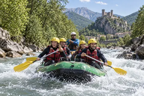 Rafting La Pyrénéenne – La Belle Verte