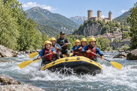 Rafting avec le Bureau des Guides des Pyrénées Ariégeoises