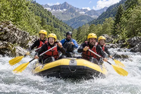 Rafting en Haut-Couserans avec le HCKC