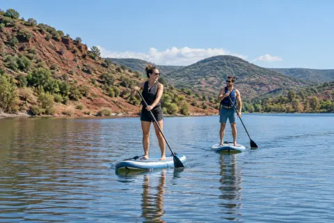Wind34 — paddle au lac du Salagou