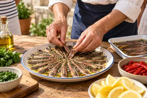 Anchois Roque — visite de l'ancien atelier