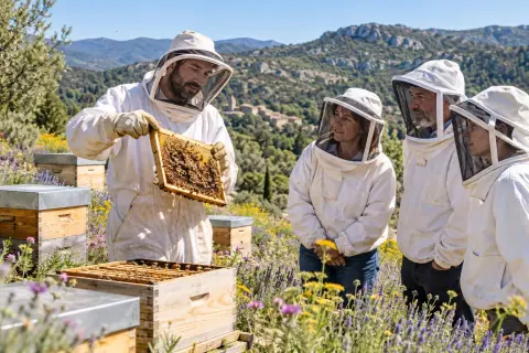 Au Rucher de Flora — visite de la miellerie