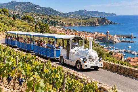 Petit train touristique Collioure–Port-Vendres
